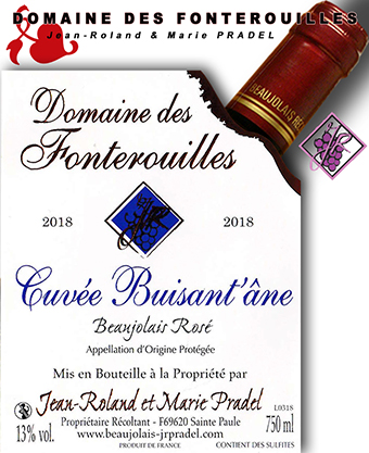 Beaujolais Rosé cuvée Buisant'âne